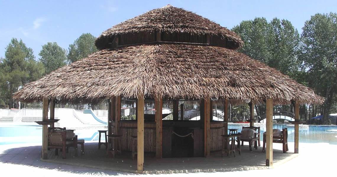 Chiringuito Aruba: Ideal para zonas de piscinas públicas, clubes deportivos.